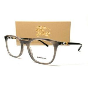 Burberry Men's Striped Grey Eyeglasses!